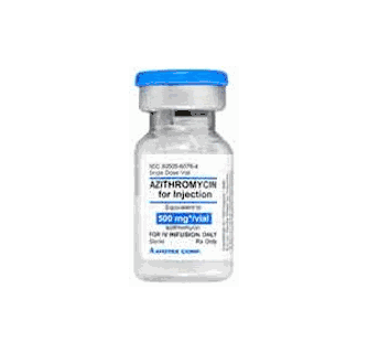 Zithromax 500 mg vial