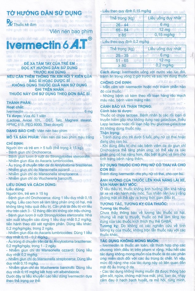 Ivermectin Nic 6mg