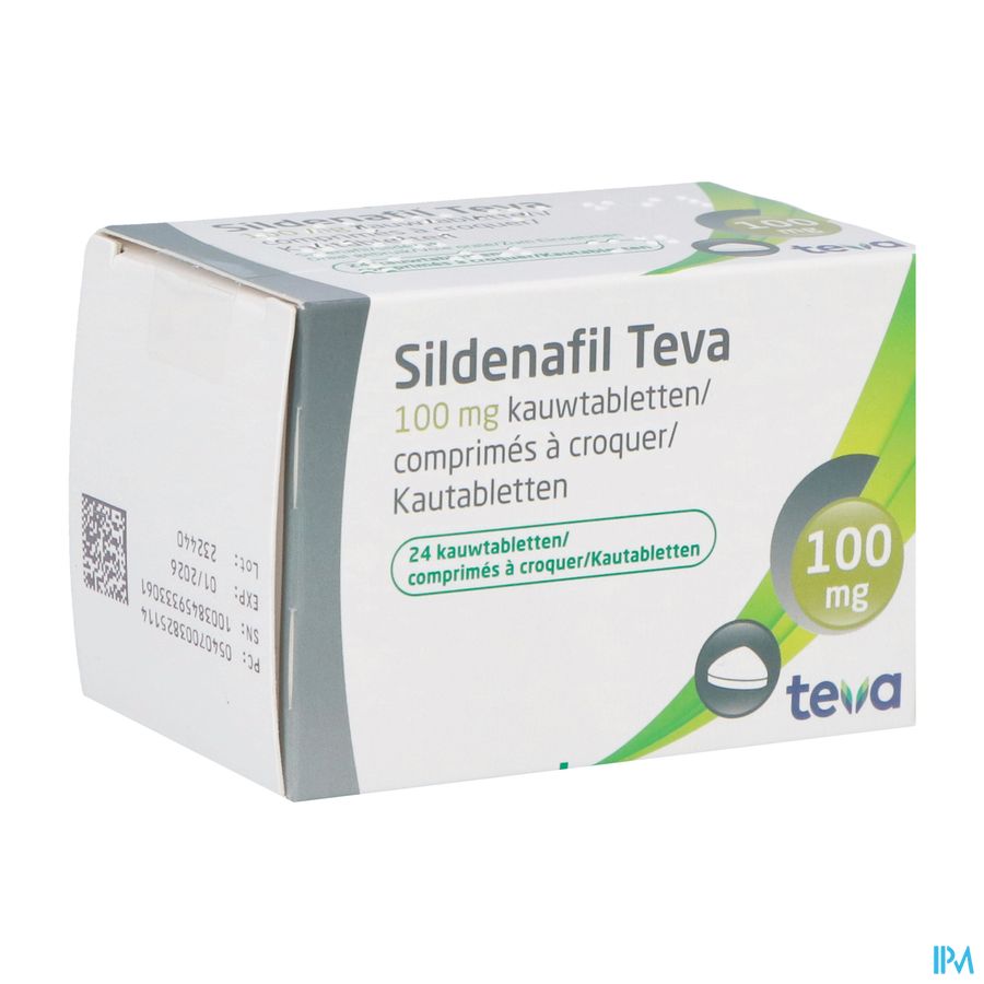 sildenafil teva 100 mg sans ordonnance