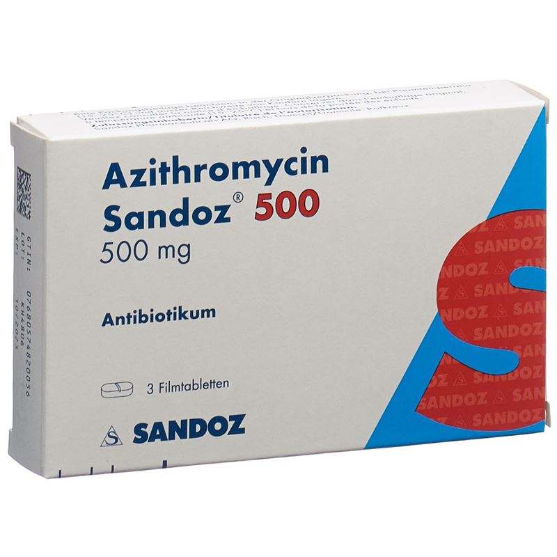 Zithromax 500 mg vial