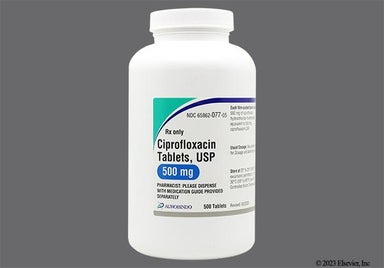 Ciprofloxacin 500 mg y102