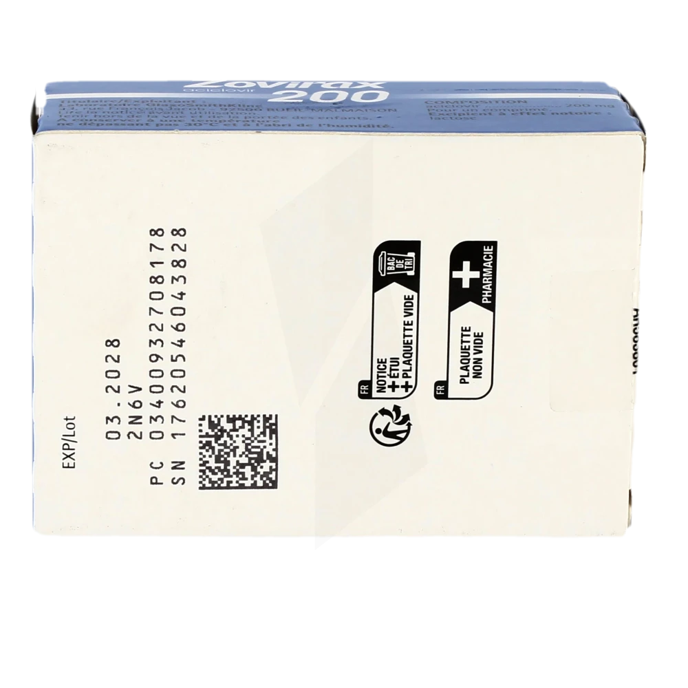 Prix de zovirax