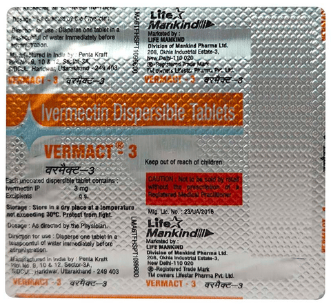 Ivermectine 3 mg msd