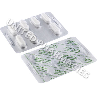 Ciprofloxacin hcl 750mg