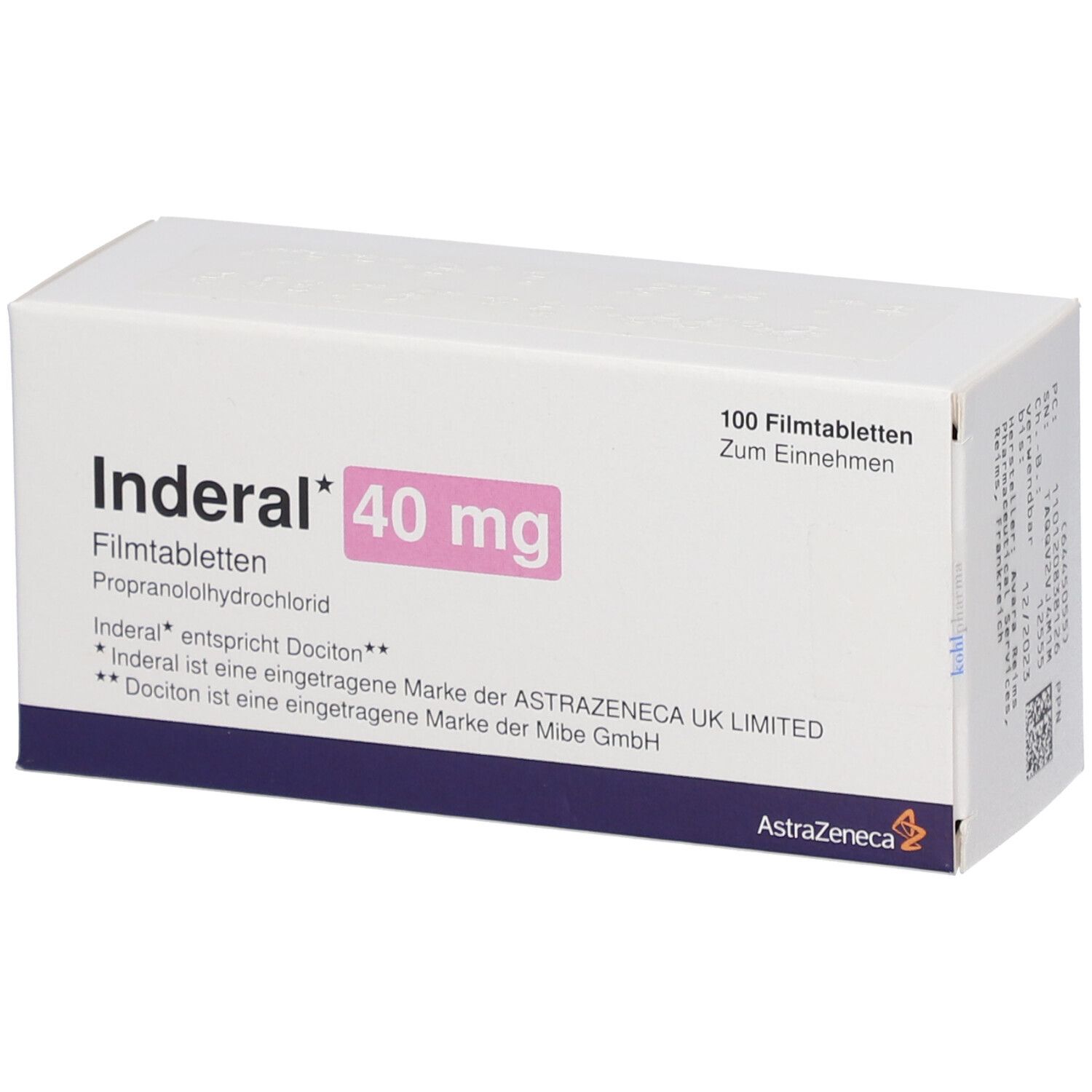 Inderal prix