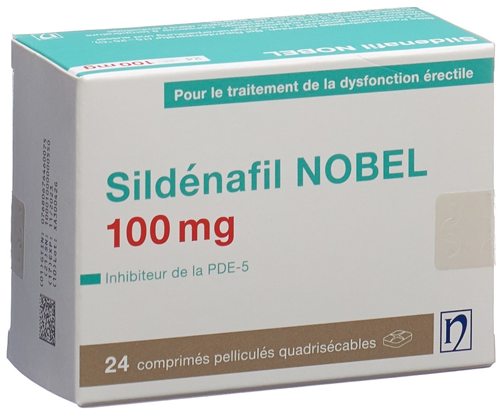 Sildenafil 100mg boite de 24