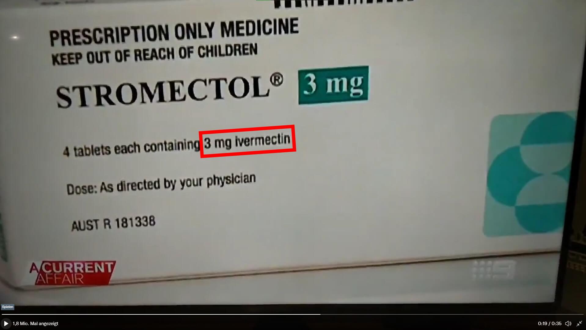 Stromectol ivermectin 3 mg