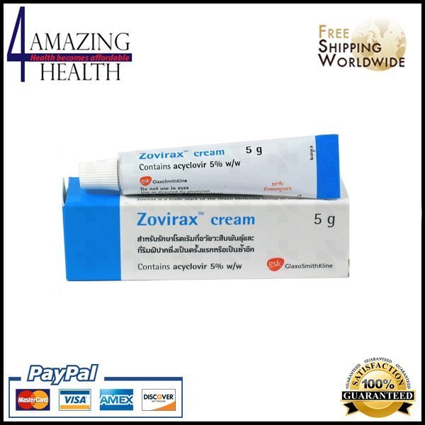 zovirax 5 crème en tube de 10g prix