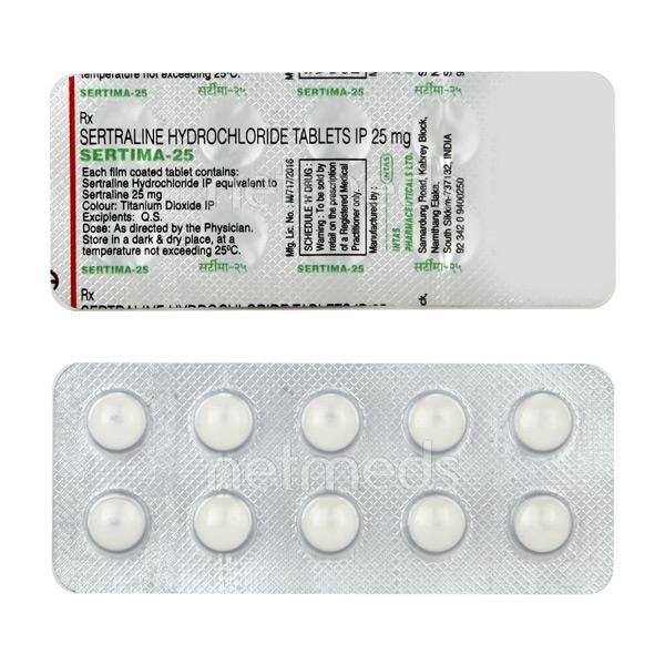 Sertraline 25 mg capsule