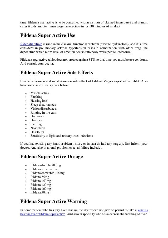 Fildena 100mg super active