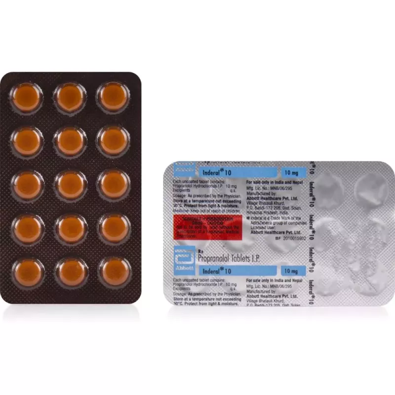 Inderal 10 mg prix