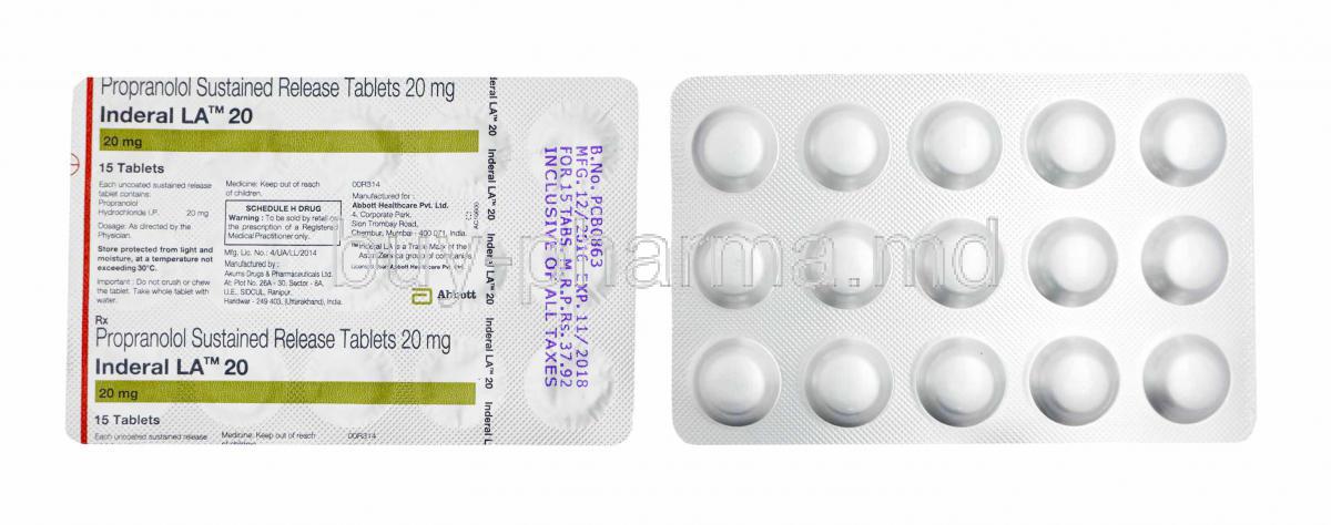 Inderal La Cap 80 Mg