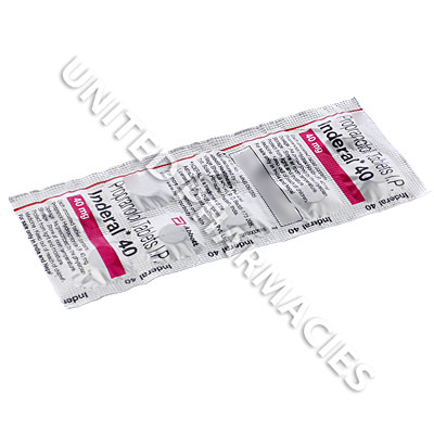 inderal tabletas 40mg x 50