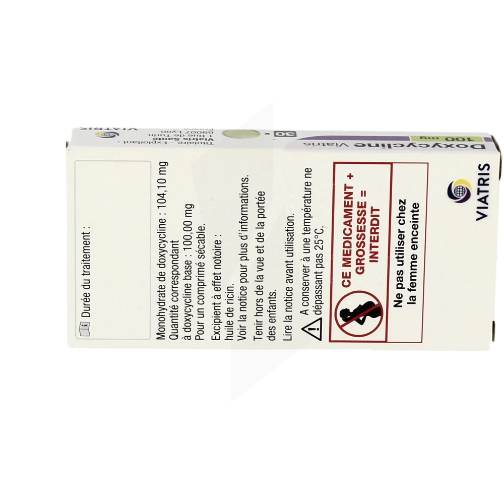 Interaction Doxycycline Pilule