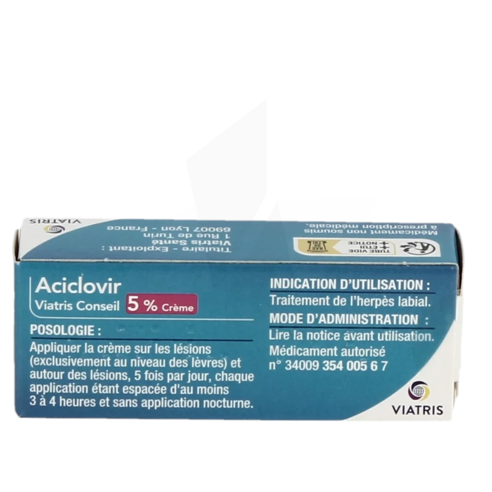 Médicament aciclovir sans ordonnance
