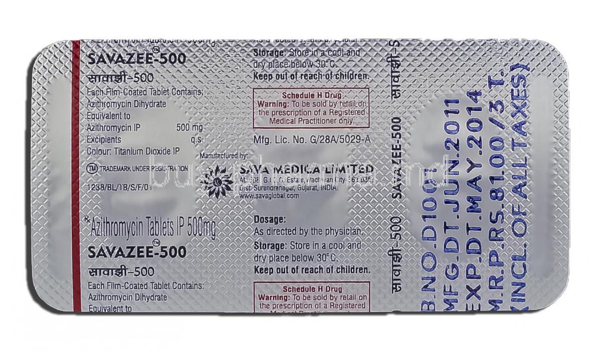 Ordre azithromycin
