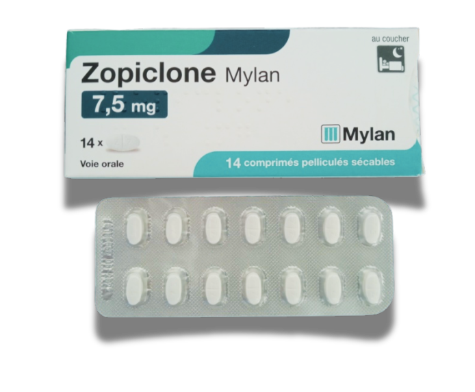 Ordre zopiclone