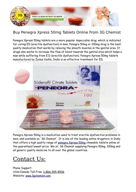 Penegra 100mg online