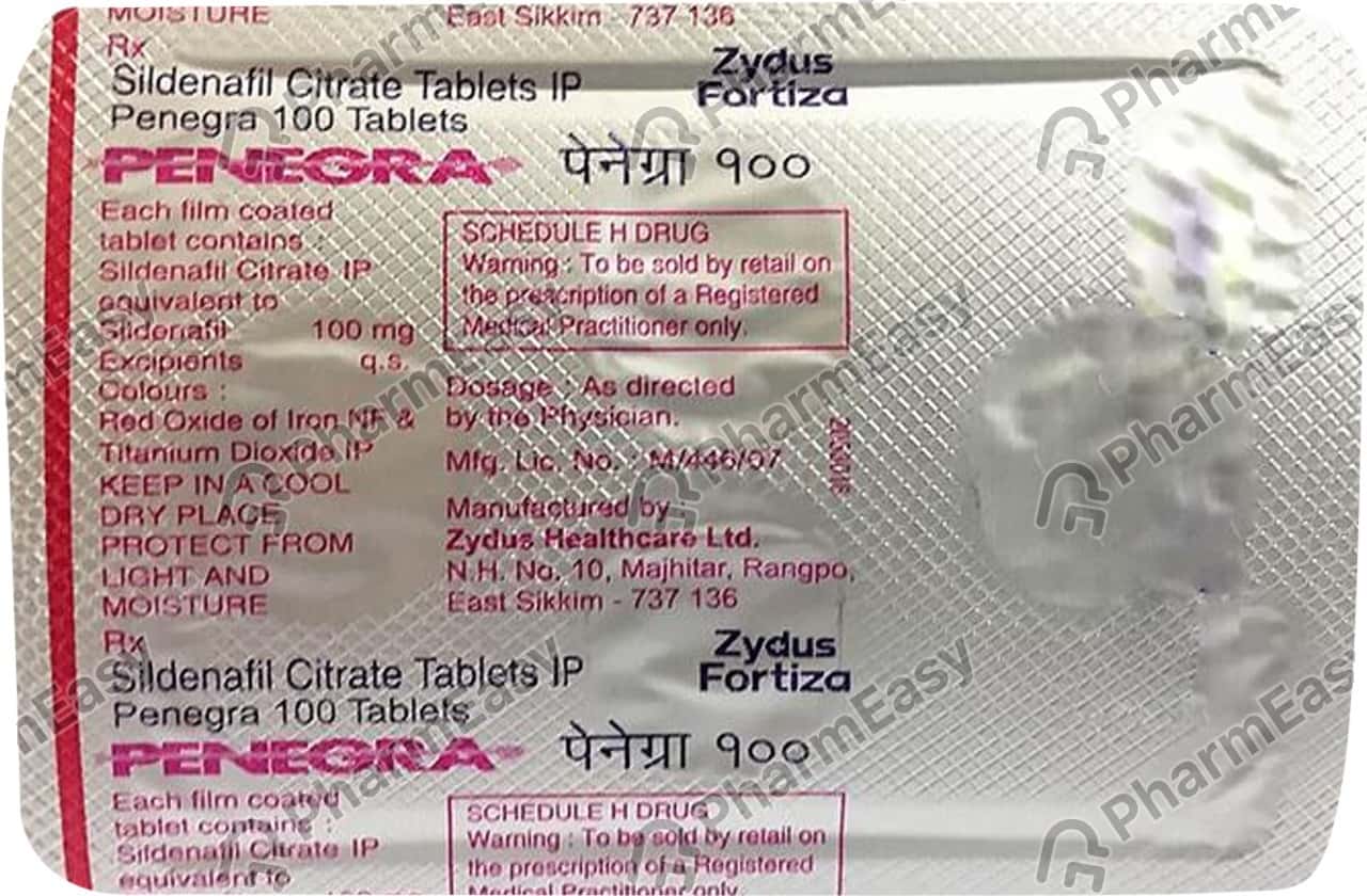 penegra 100mg zydus