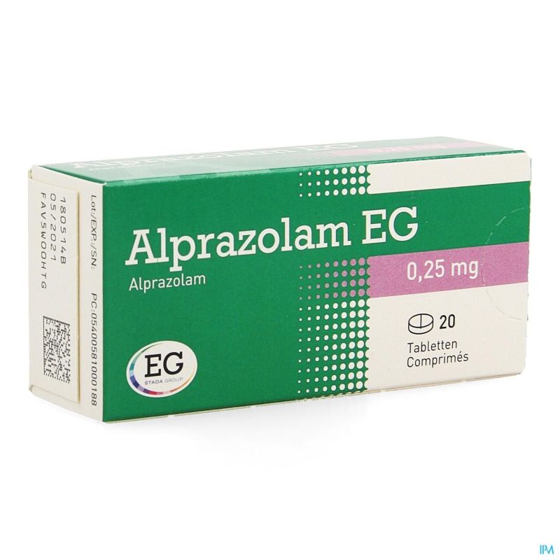 Prix alprazolam 0 25