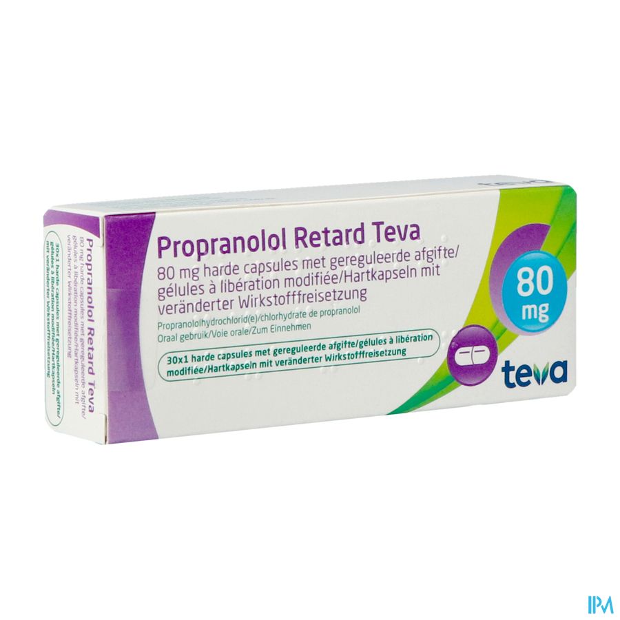 Prix du médicament propranolol