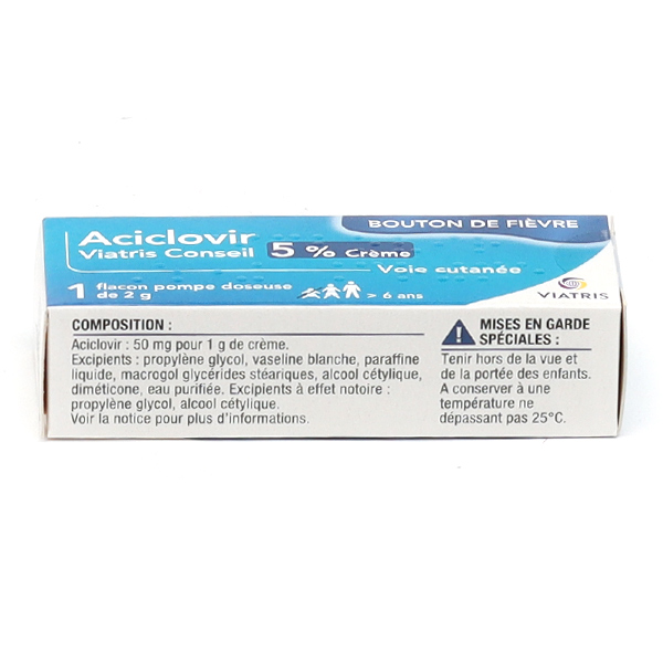 Prix du zovirax creme