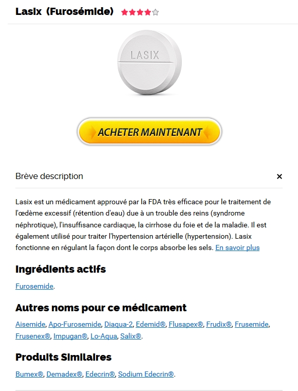 Prix Pour Lasilix