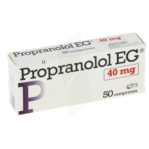 Prix propranolol 40 mg