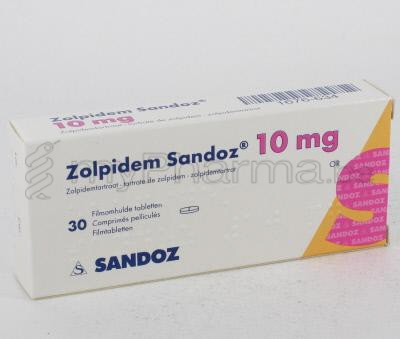Prix zolpidem belgique