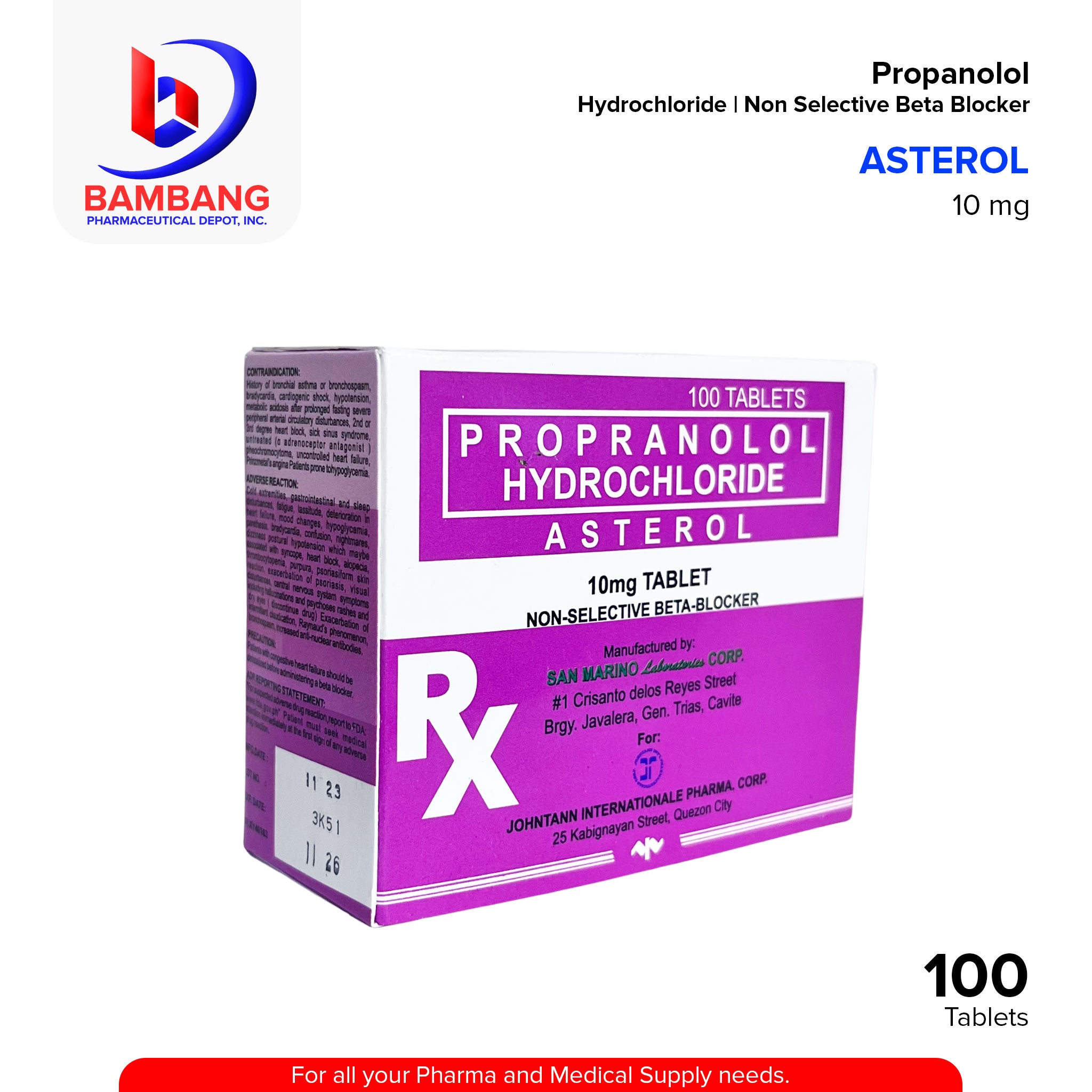 Propranolol 10mg Online