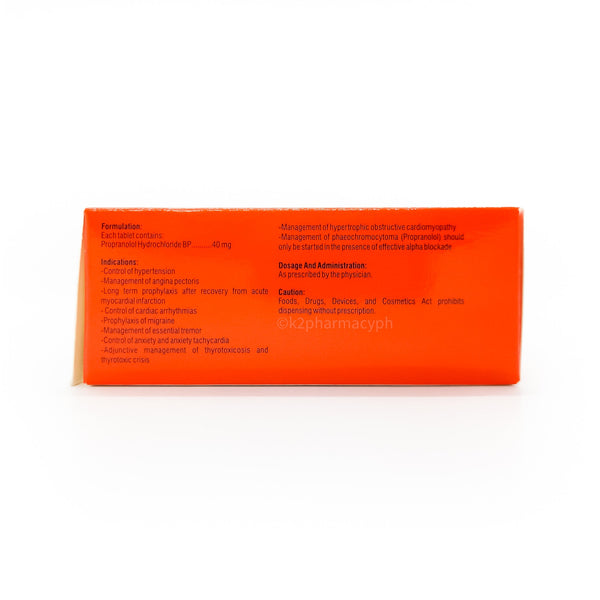 Propranolol 40mg original