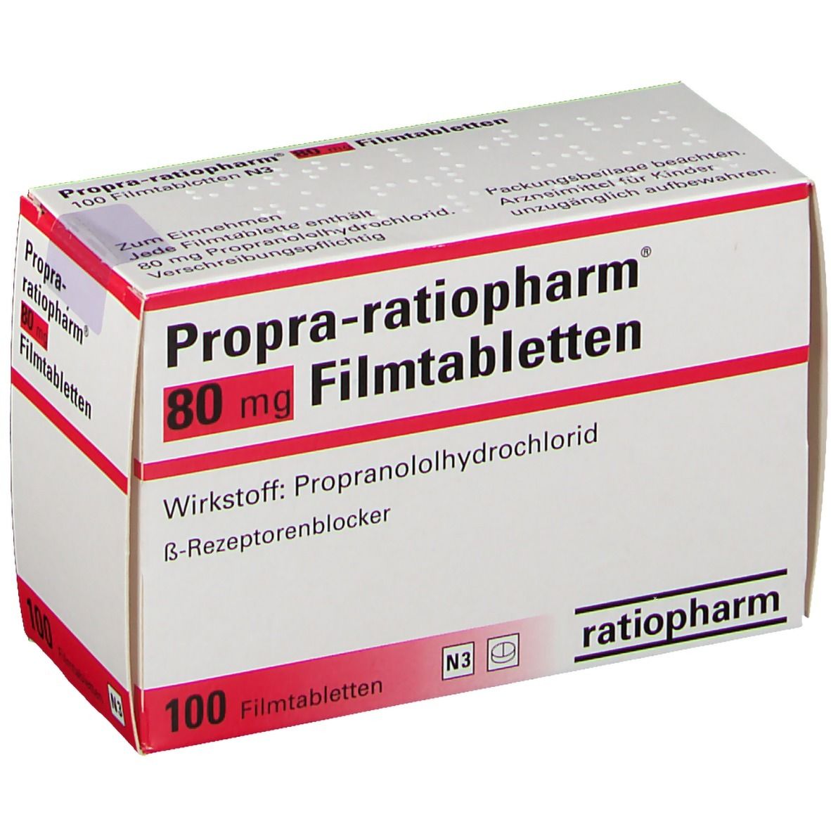 Propranolol 80 mg er