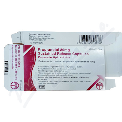 Propranolol 80mg mr