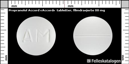 Propranolol Al 80 Mg