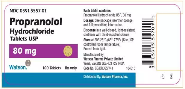 Propranolol ct 80 mg