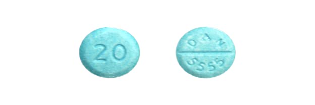 Propranolol la 20 mg