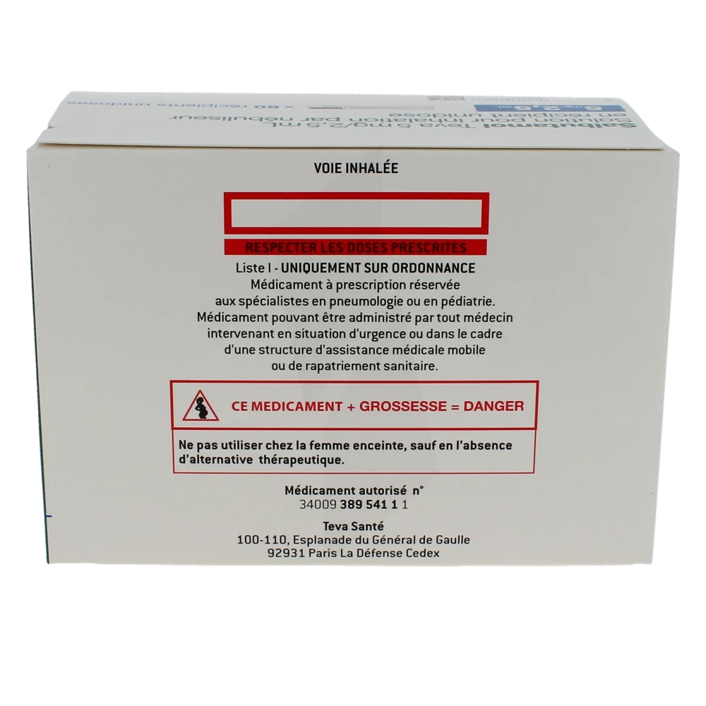 Salbutamol acheter sans ordonnance