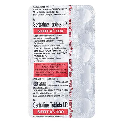 Sertraline 100mg emc