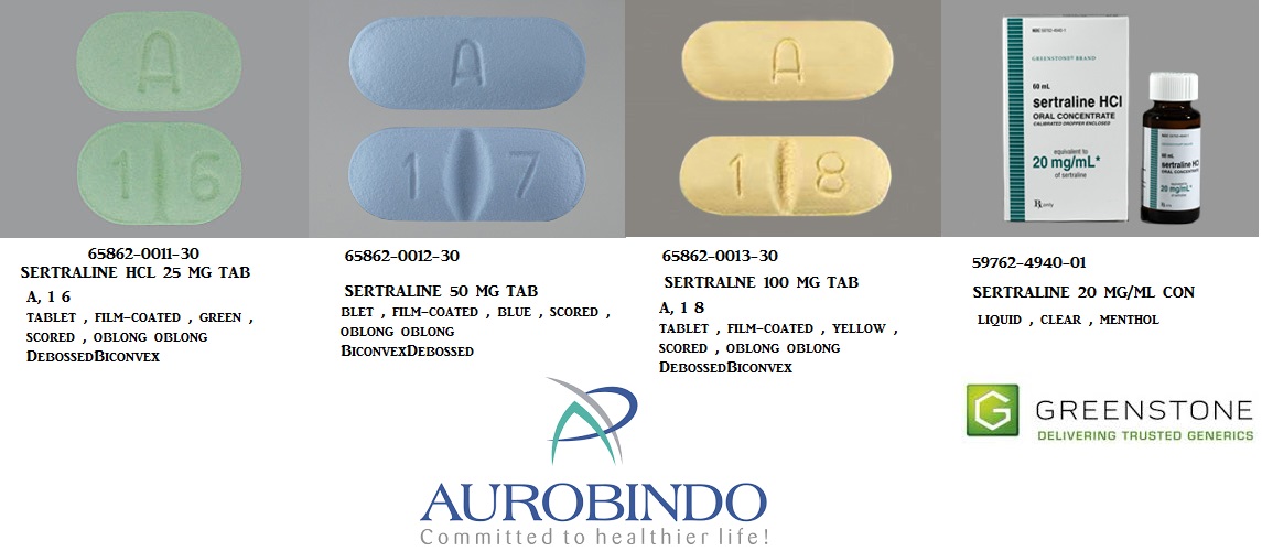 Sertraline 100mg Ndc