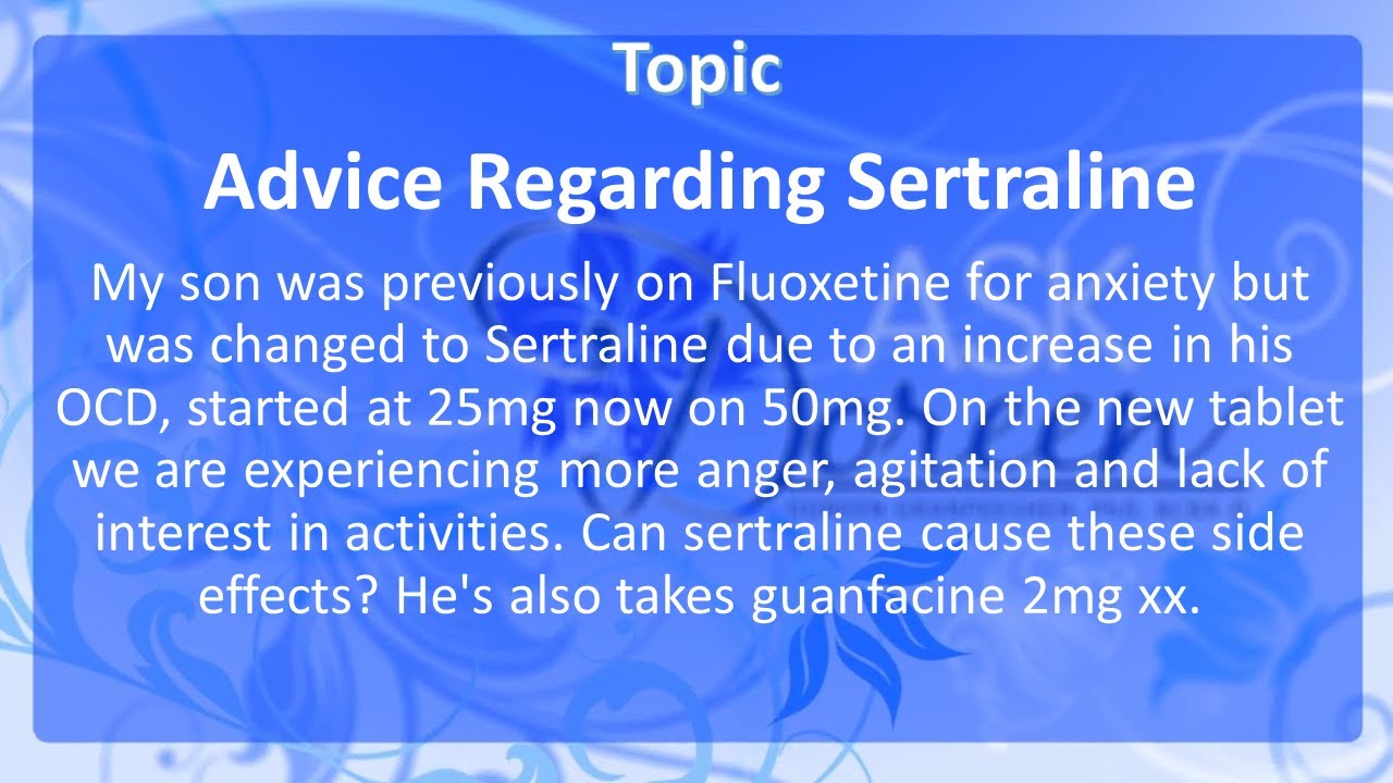 Sertraline 25mg Ocd