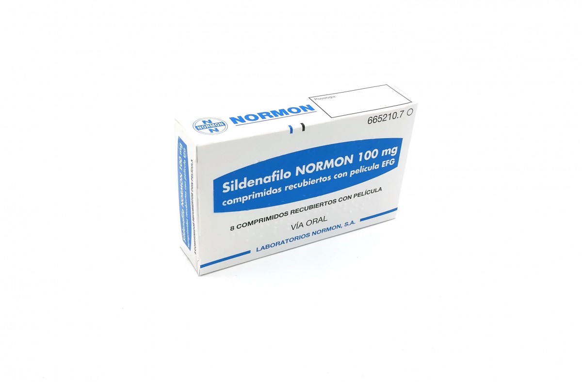 Sildenafil 100 mg 4 tabletas