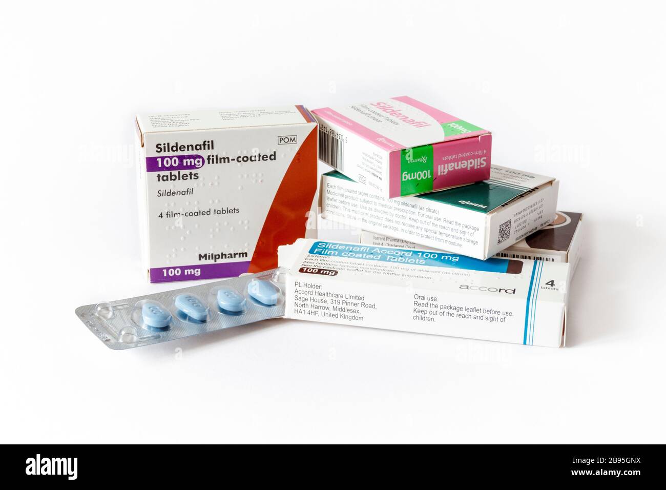 Sildenafil 100 mg 4 tabletas
