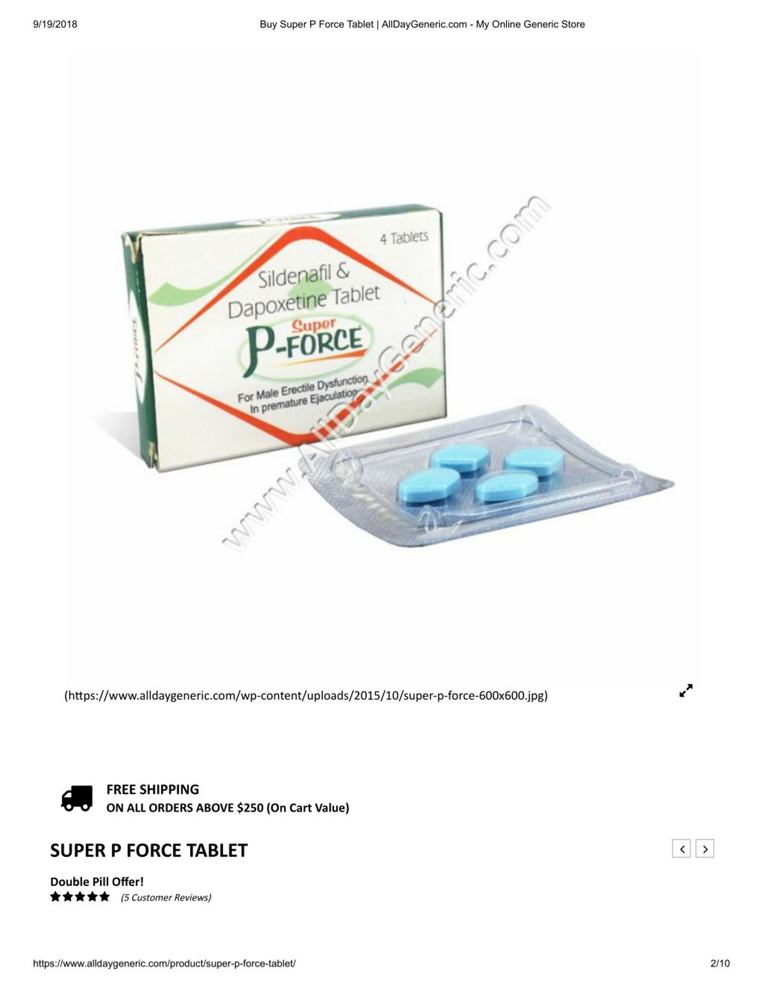 Super p-force acheter online
