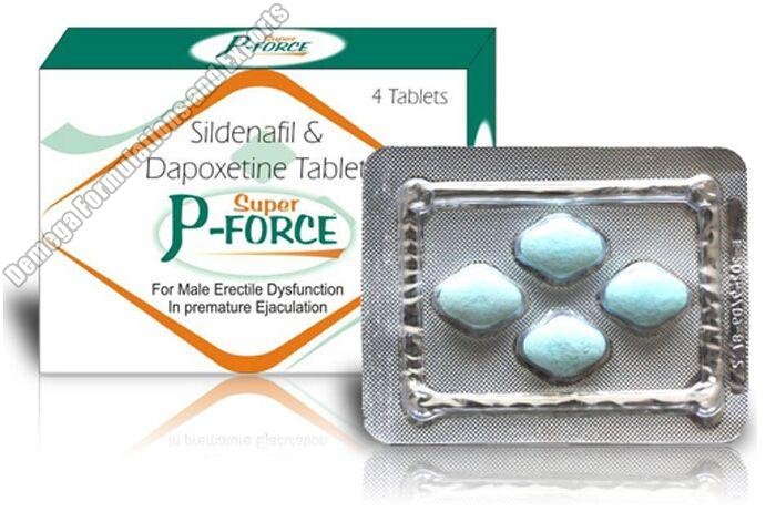 Super p force (sildenafil 100 dapoxetine 60)