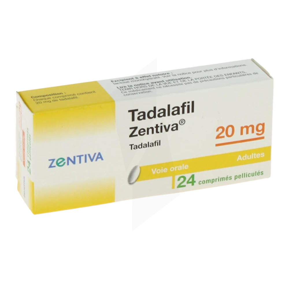 Tadalafil 20mg Boîte De 8