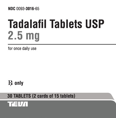 Tadalafil 2.5mg