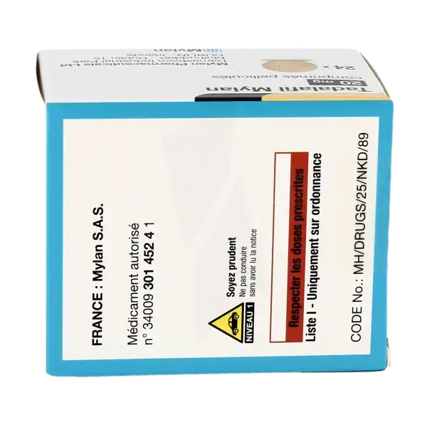 Tadalafil Mylan 20 Mg Prix Sans Ordonnance