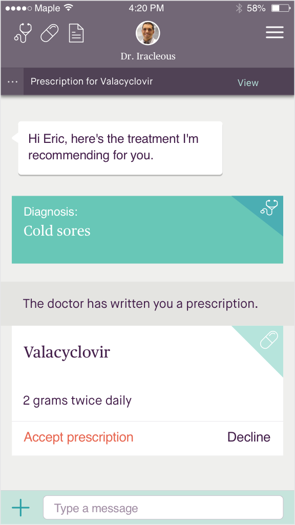 Valacyclovir en ligne