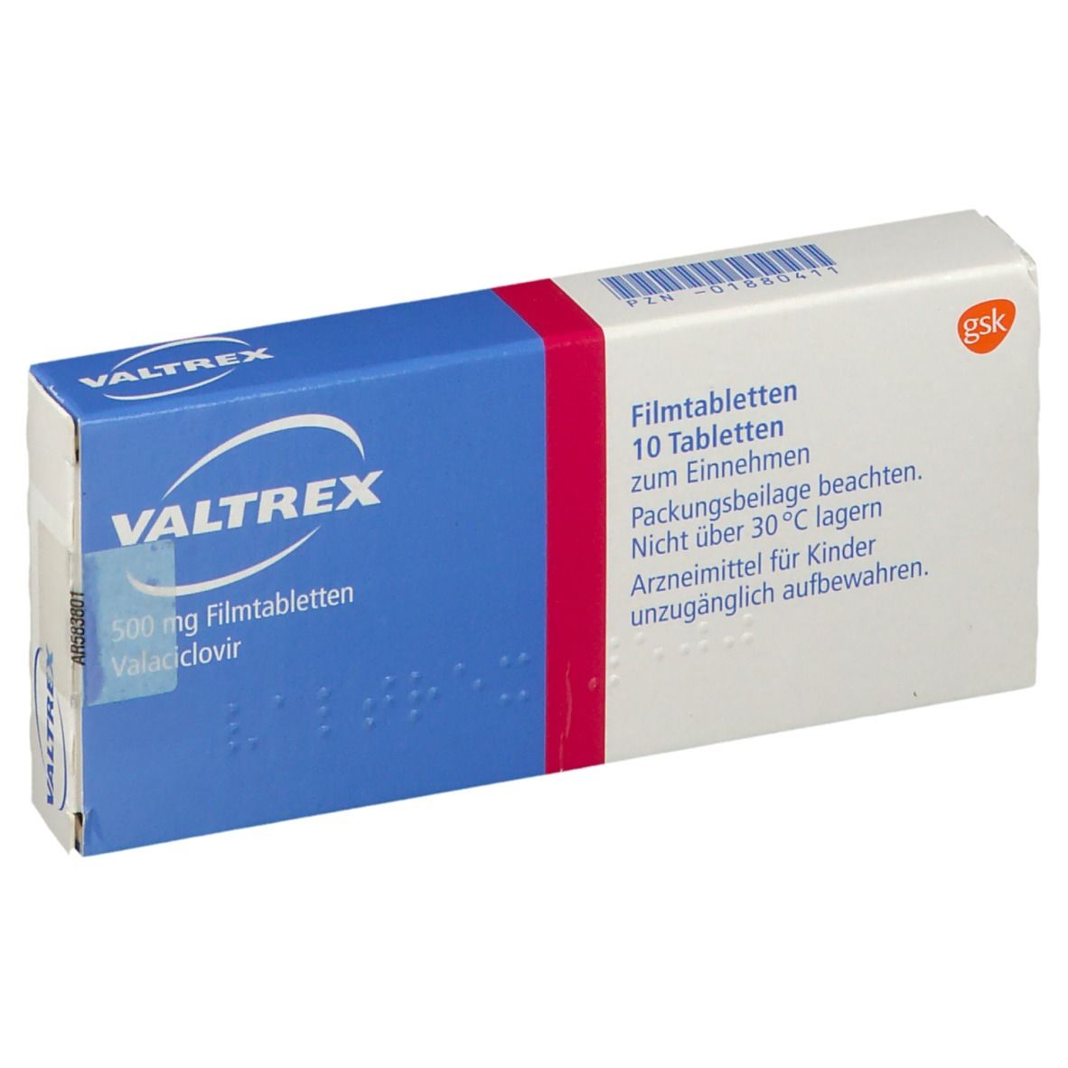 Valtrex 500mg cloridrato de valaciclovir