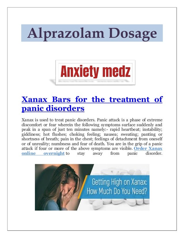 Xanax generique nom